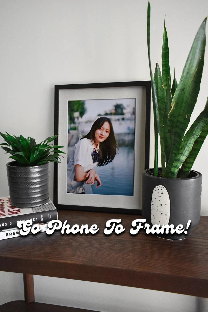 $39 each  / Custom 8×10 inch Mat and Frame for YOUR Personal PHOTO